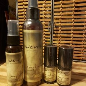 Wen styling set in sweet almond mint